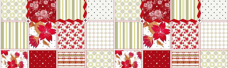 Patchwork Patterns by Wall Art Prints