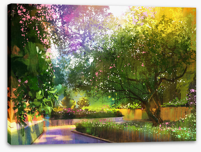 Sunlight in the garden