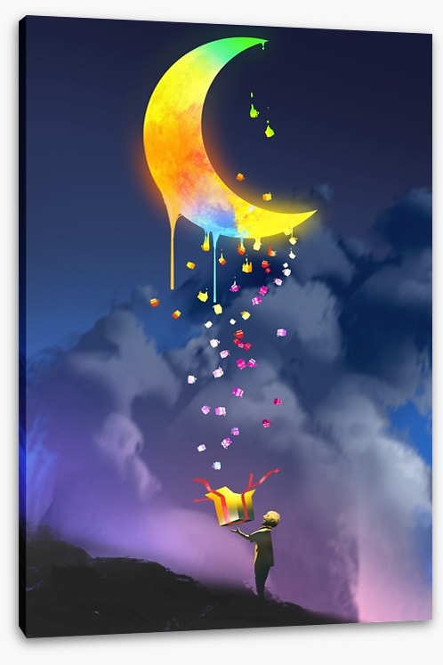 The melting moon