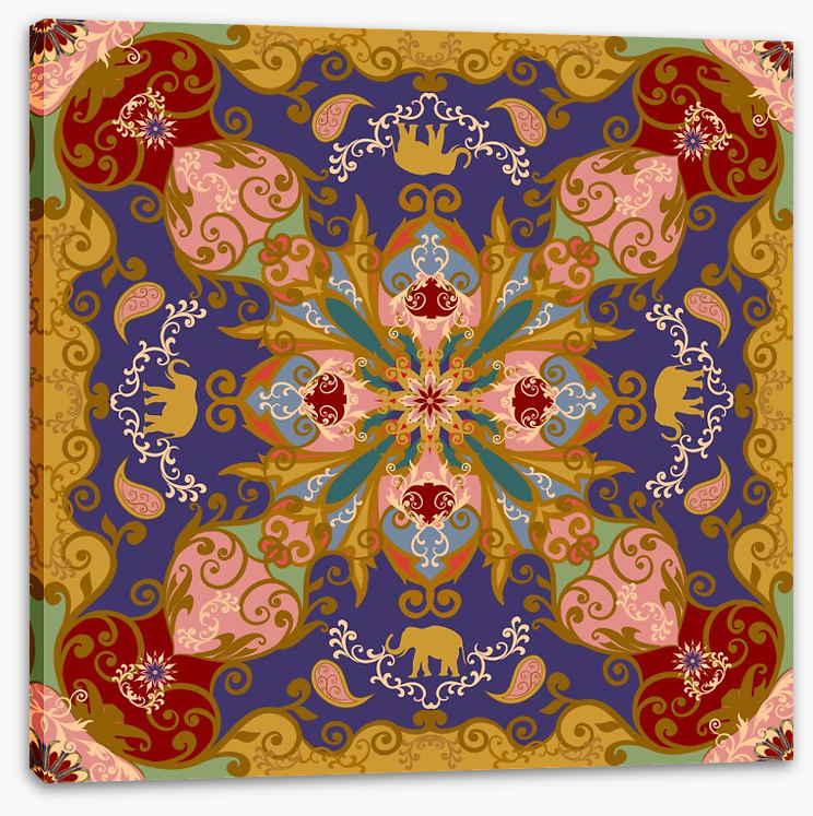 Elephant mandala