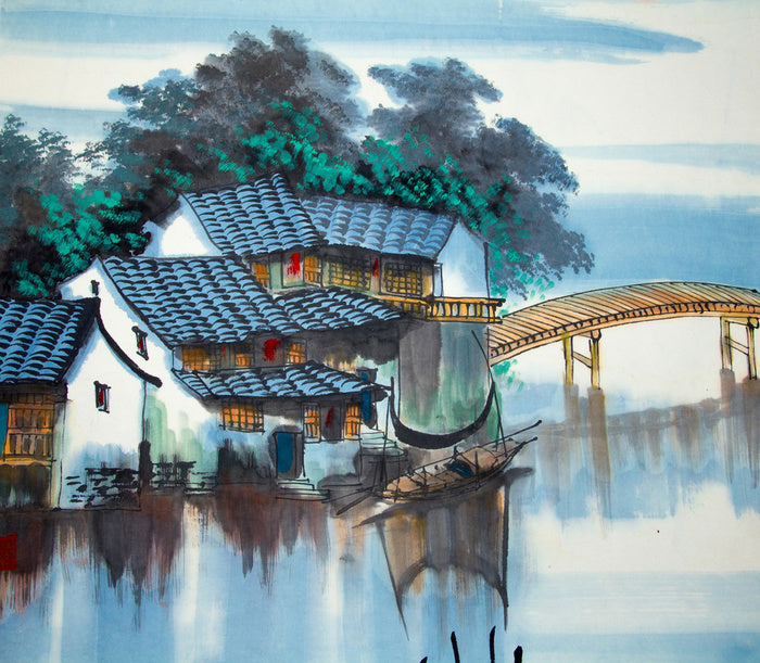 By boat or bridge