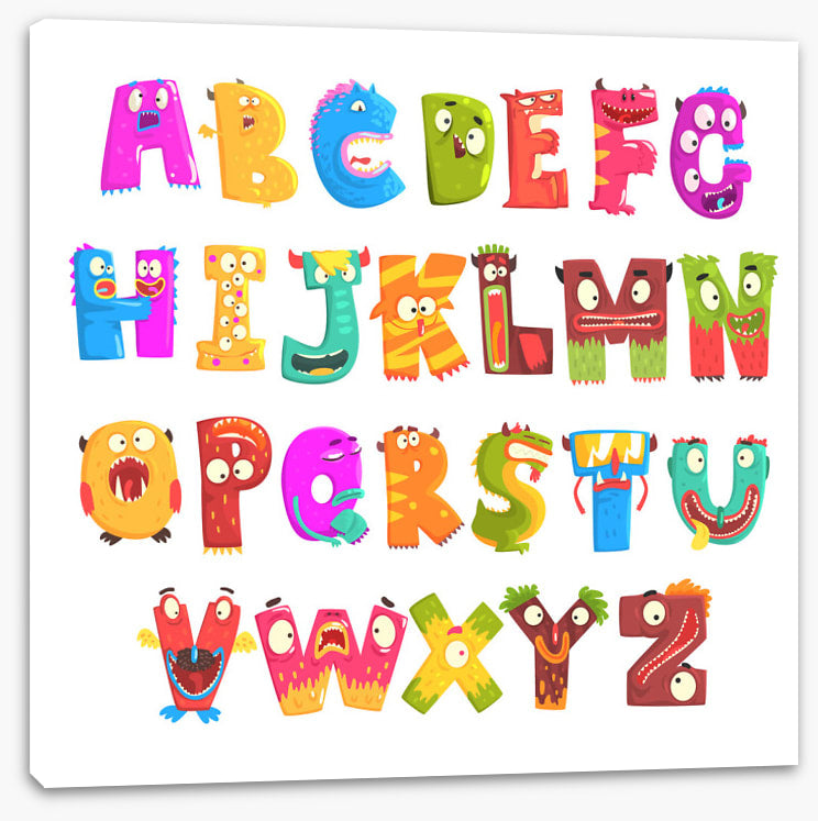 Silly monster ABC