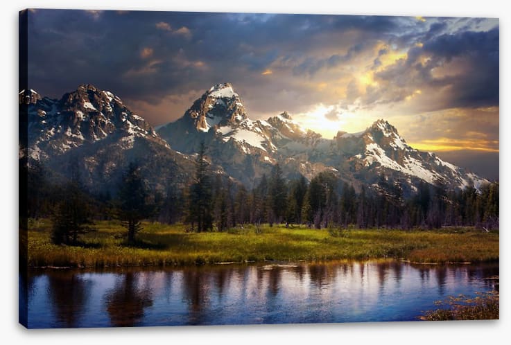 Grand Teton cloudburst