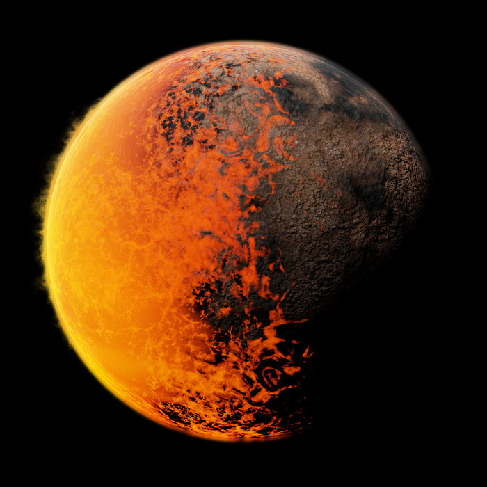 Molten moon
