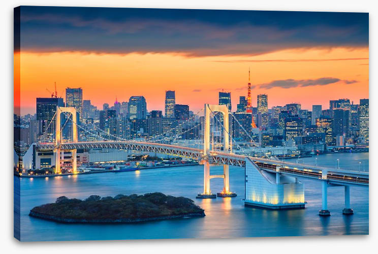 Rainbow Bridge sunset