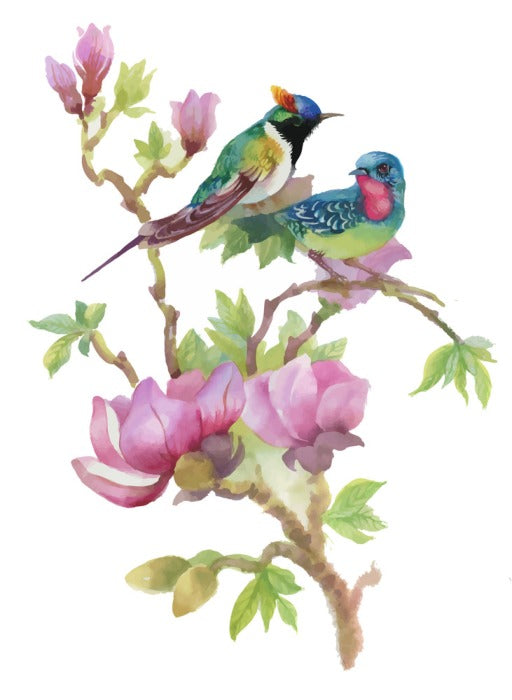 In the magnolia tree