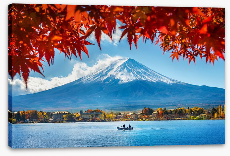 Kawaguchiko lake autumn