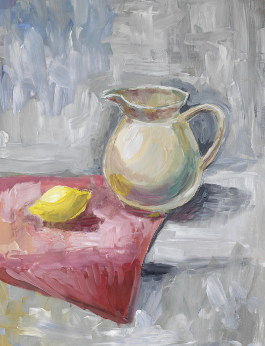 Jug and lemon