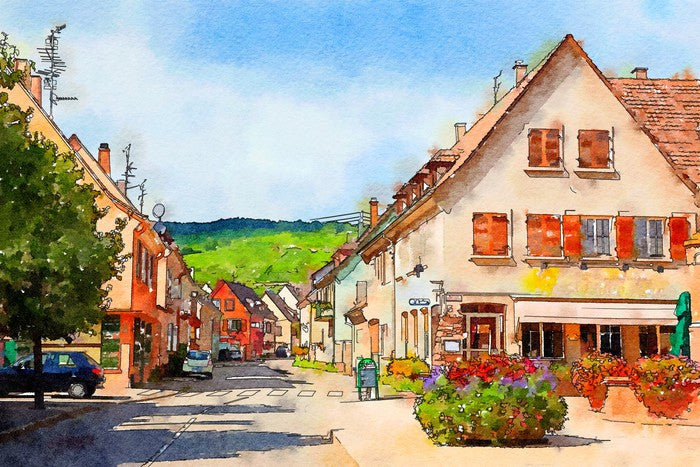 The village in Alsace