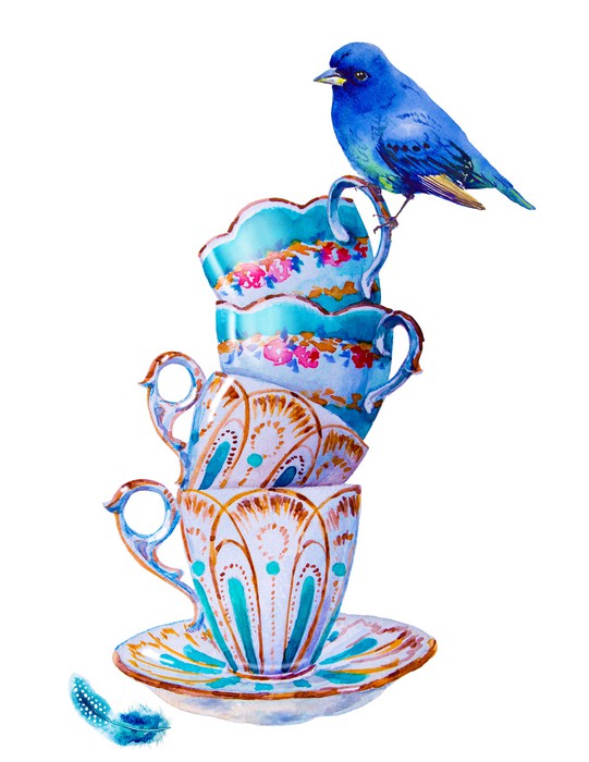 Blue bird balance