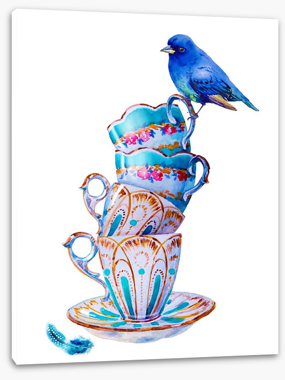 Blue bird balance