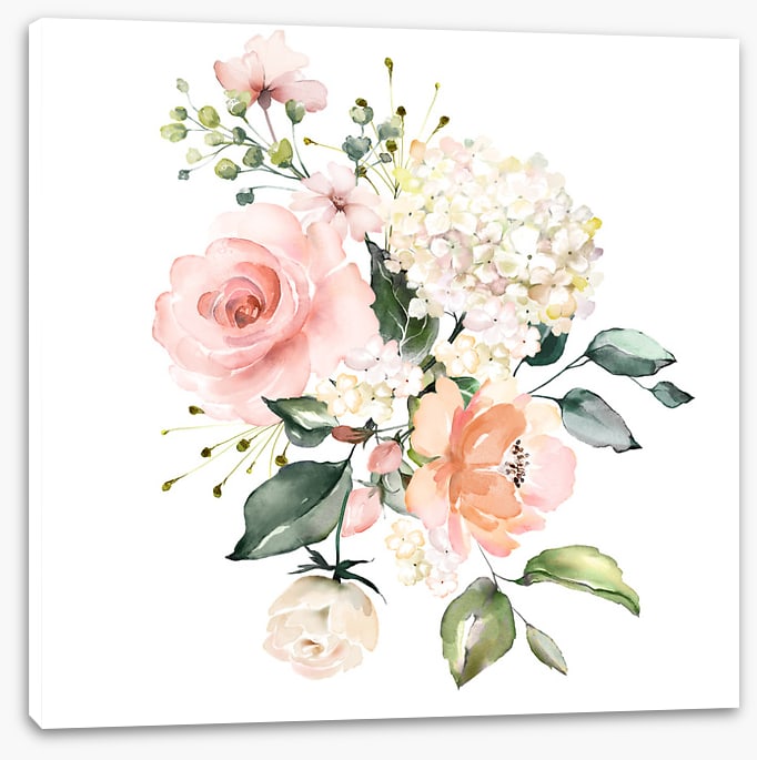 Peach posy