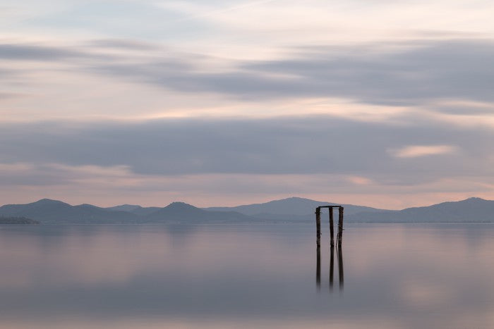 Across the lake