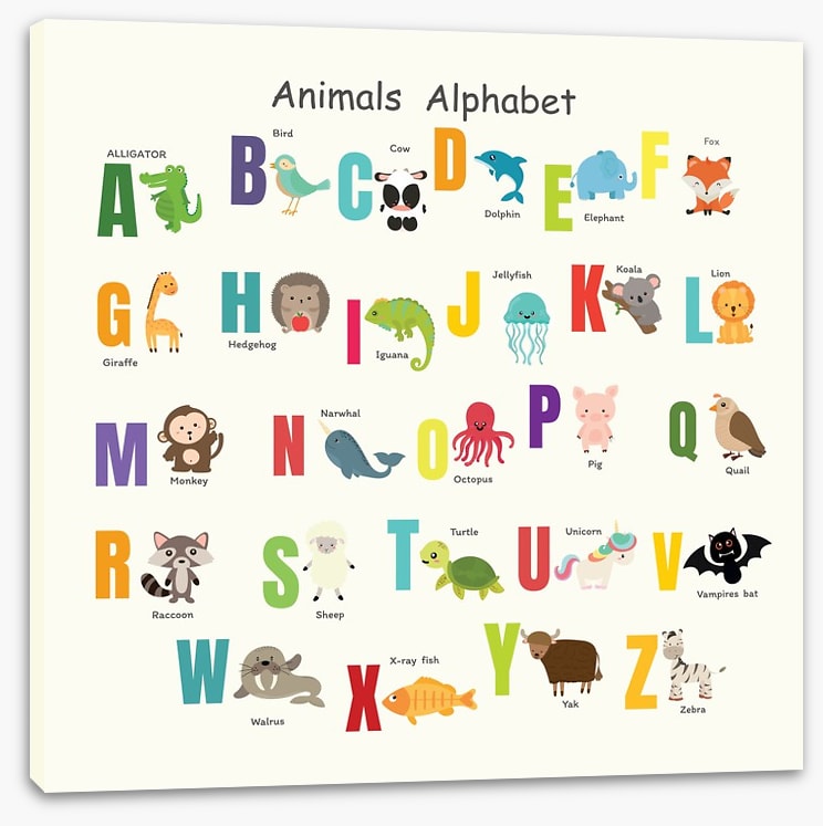 Animals alphabet