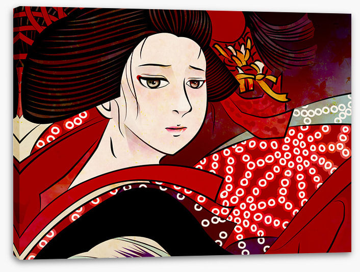Hiiro furisode