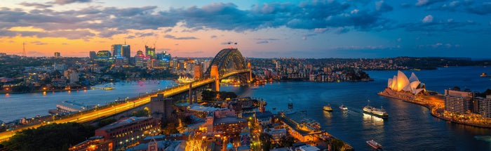 Sydney glow panorama