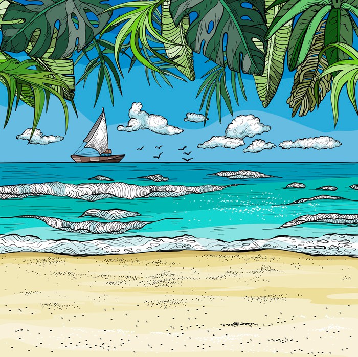 Watching the sailboat