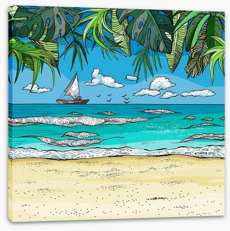 Watching the sailboat