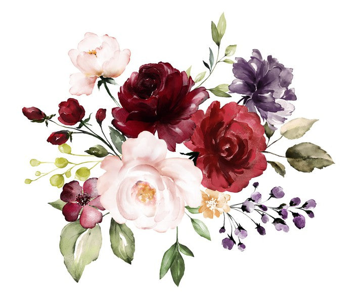 Burgundy bouquet