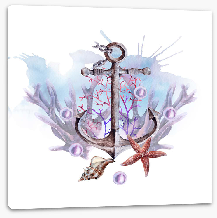 Anchor in the coral
