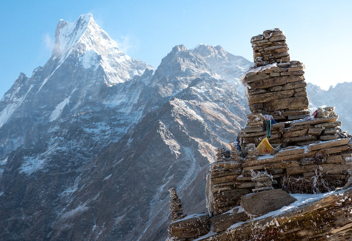Alongside Machapuchare