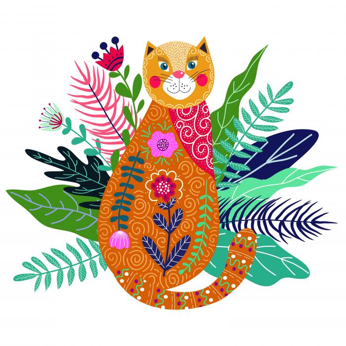 The garden tabby