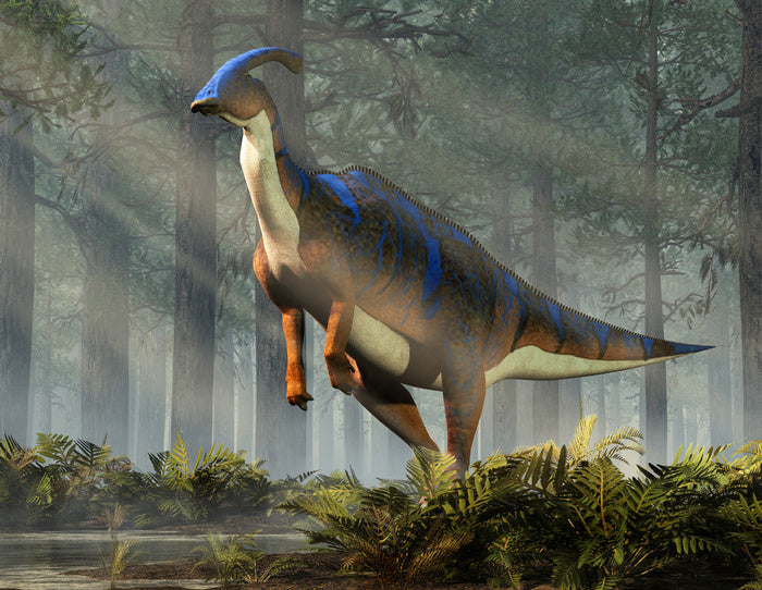 Parasaurolophus parade
