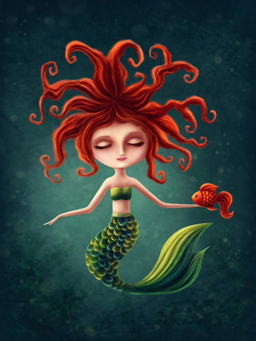 Wild hair mermaid