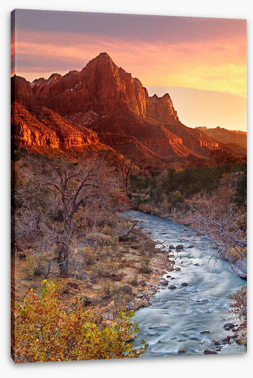 Virgin River sunset
