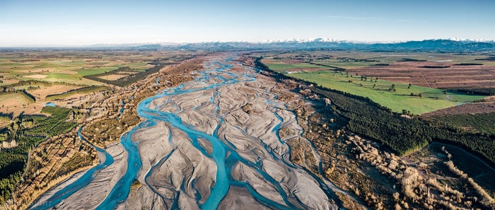 Braided river panorama