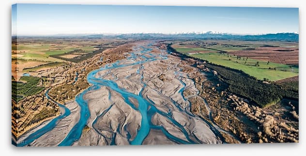 Braided river panorama