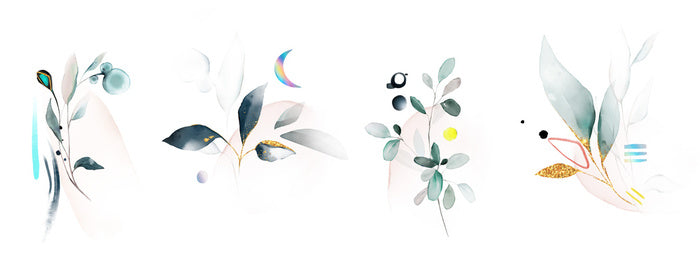 Lovely leaves panoramic