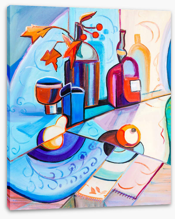 On the blue cloth II