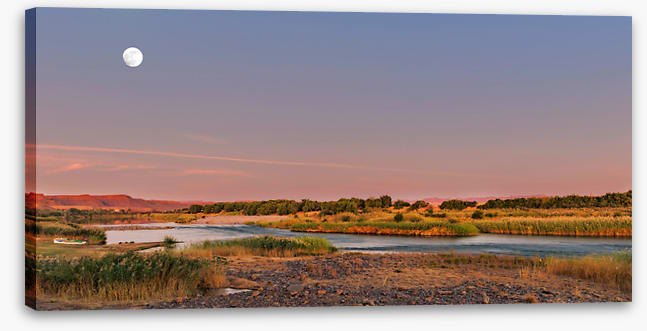 Orange River moon