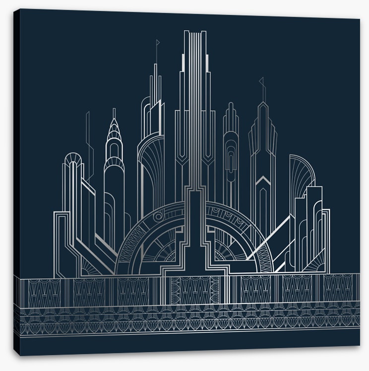 Dark city deco