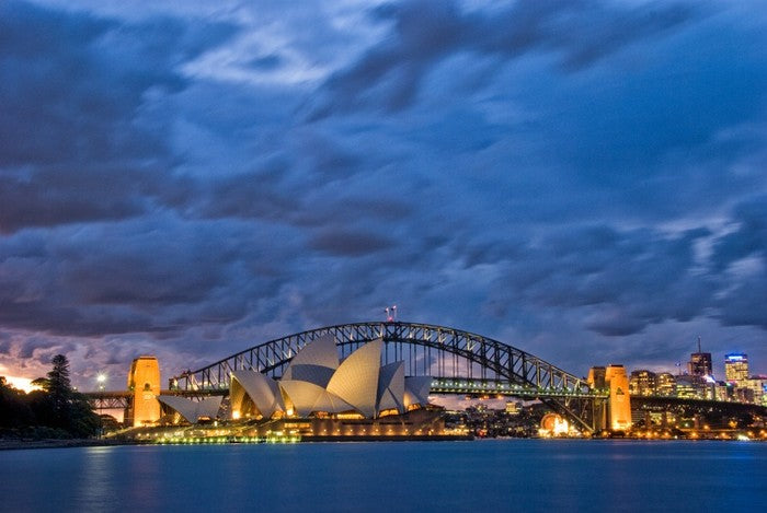 Sydney Harbour twilight