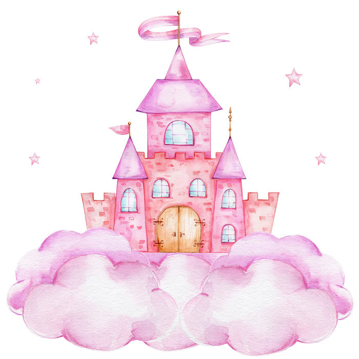 Pink cloud castle