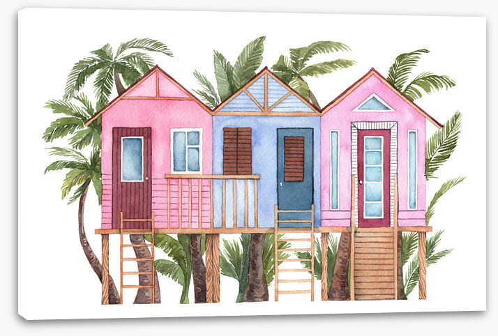 In the palms