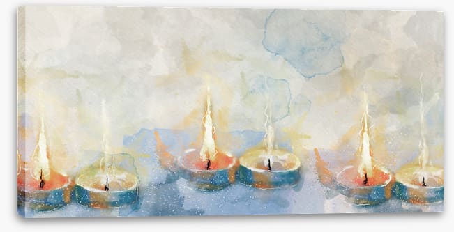 Six candles