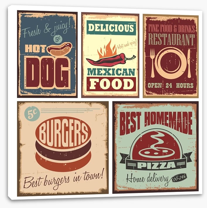 Fast food vintage