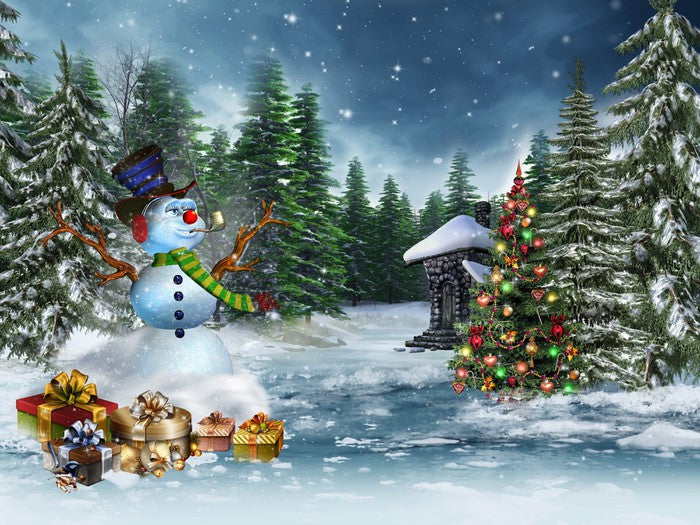 The jolly snowman