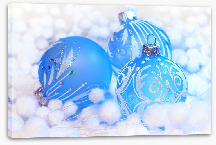 Three baubles