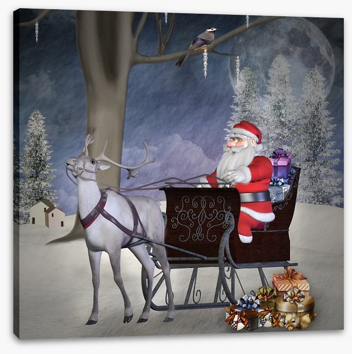 Here comes Santa