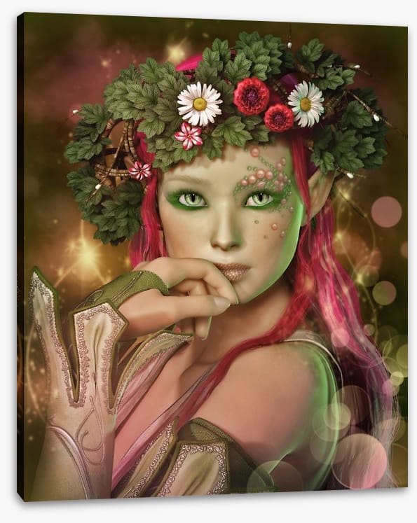 Enchanting elven maid