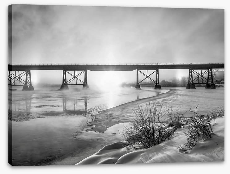 Through the bridge