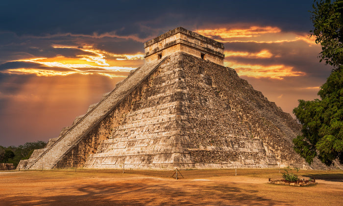 Twilight temple of Kukulkan