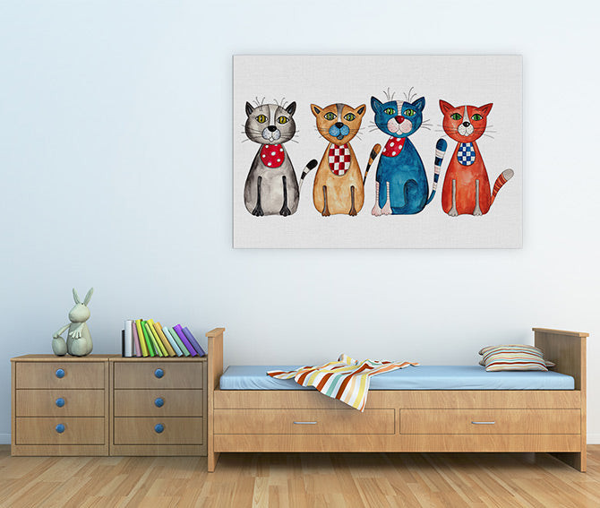 Four cats