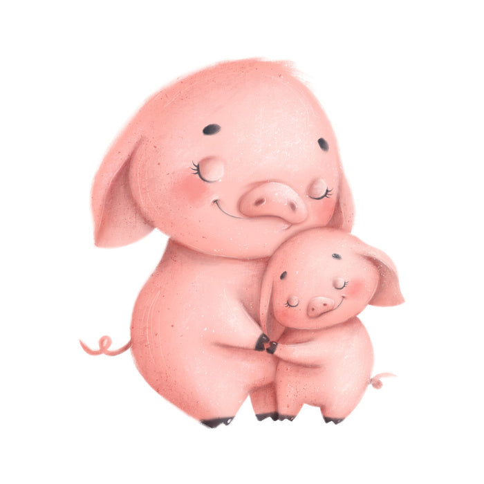 Piggy hugs