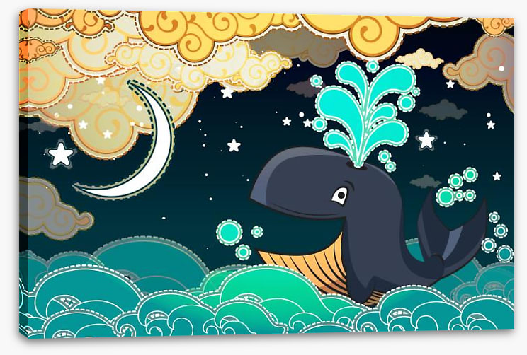 Moonlight whale