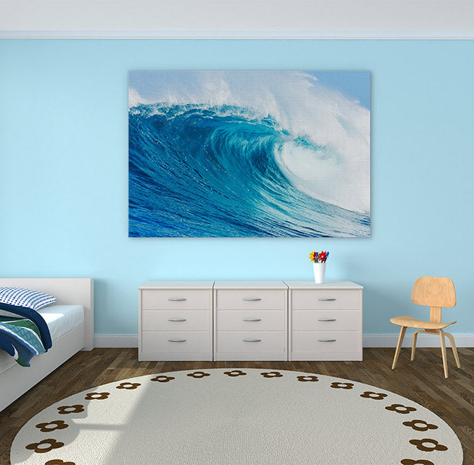 Blue barrel wave